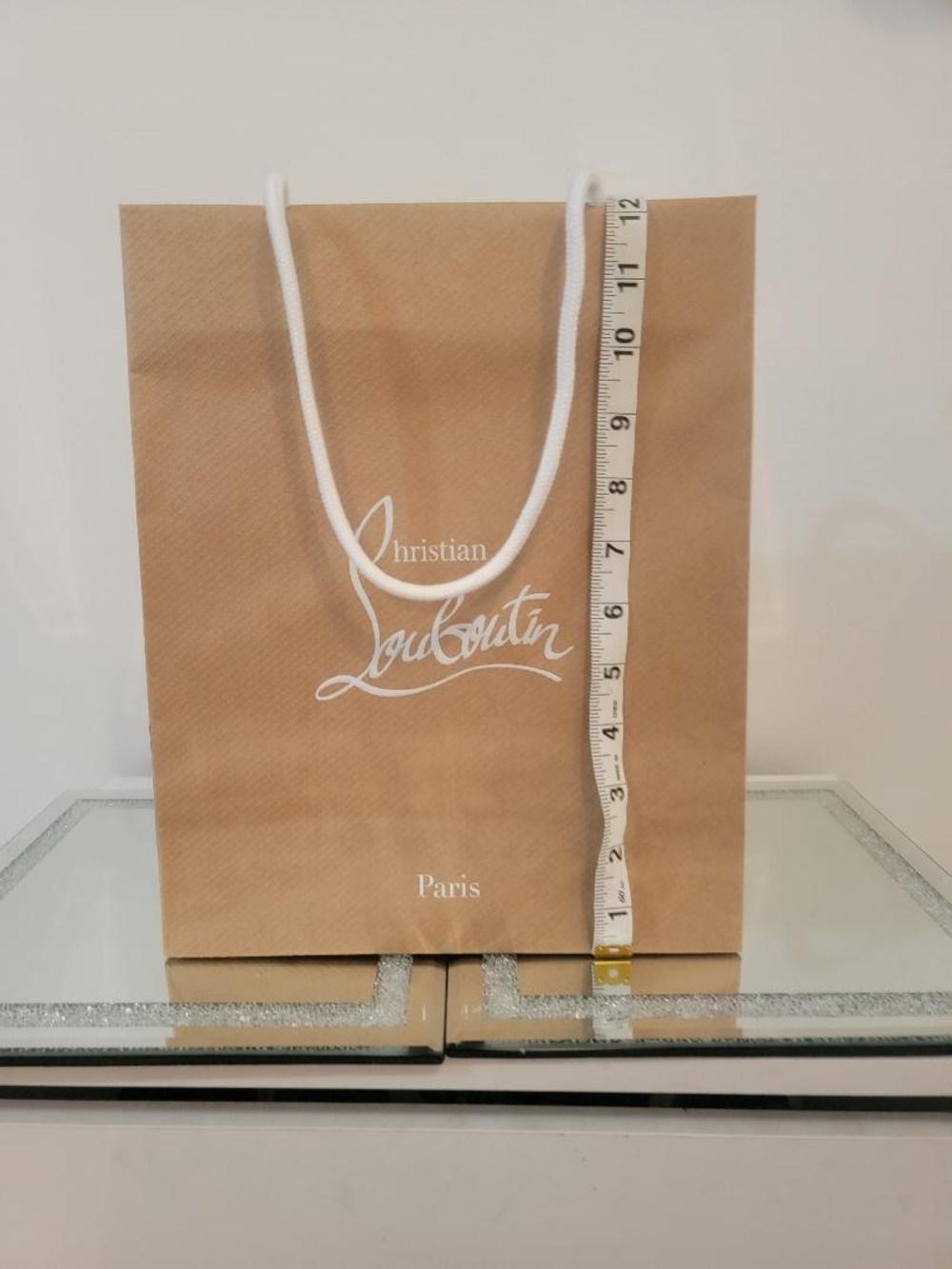 Christian Louboutin Brown Kraft Paper Gift Bag